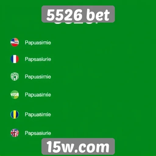 Métodos de pagamento disponíveis na 5526 bet