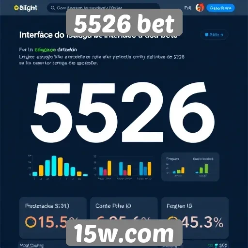 Avaliação da interface do usuário do site 5526 bet